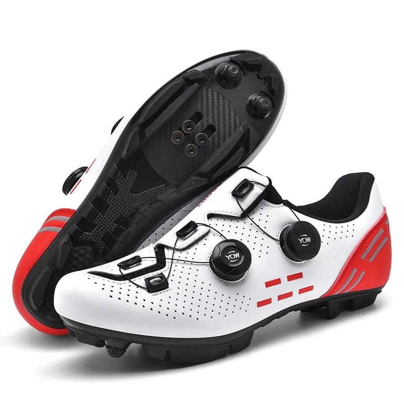 New Men's Cycling Shoes Unisex Road Cycling Sneakers Nonslip Mountain Bike Shoes Racing Outdoor Women's Sapatilha Ciclismo Mtb