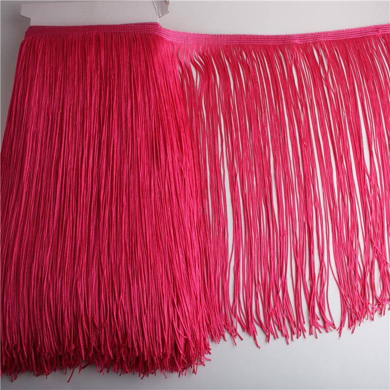 Encryption Thickened 30Cm Wide Polyester Row Beard Latin Dance Fringed Lace Dance Clothing Accessories