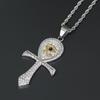 European and American New Cross Horus Eye Pendant Fashionable and Personalized Accessory