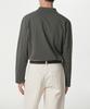 Musinsa Standard Slit Neck Long Sleeve Pique Polo Shirt [Khaki]