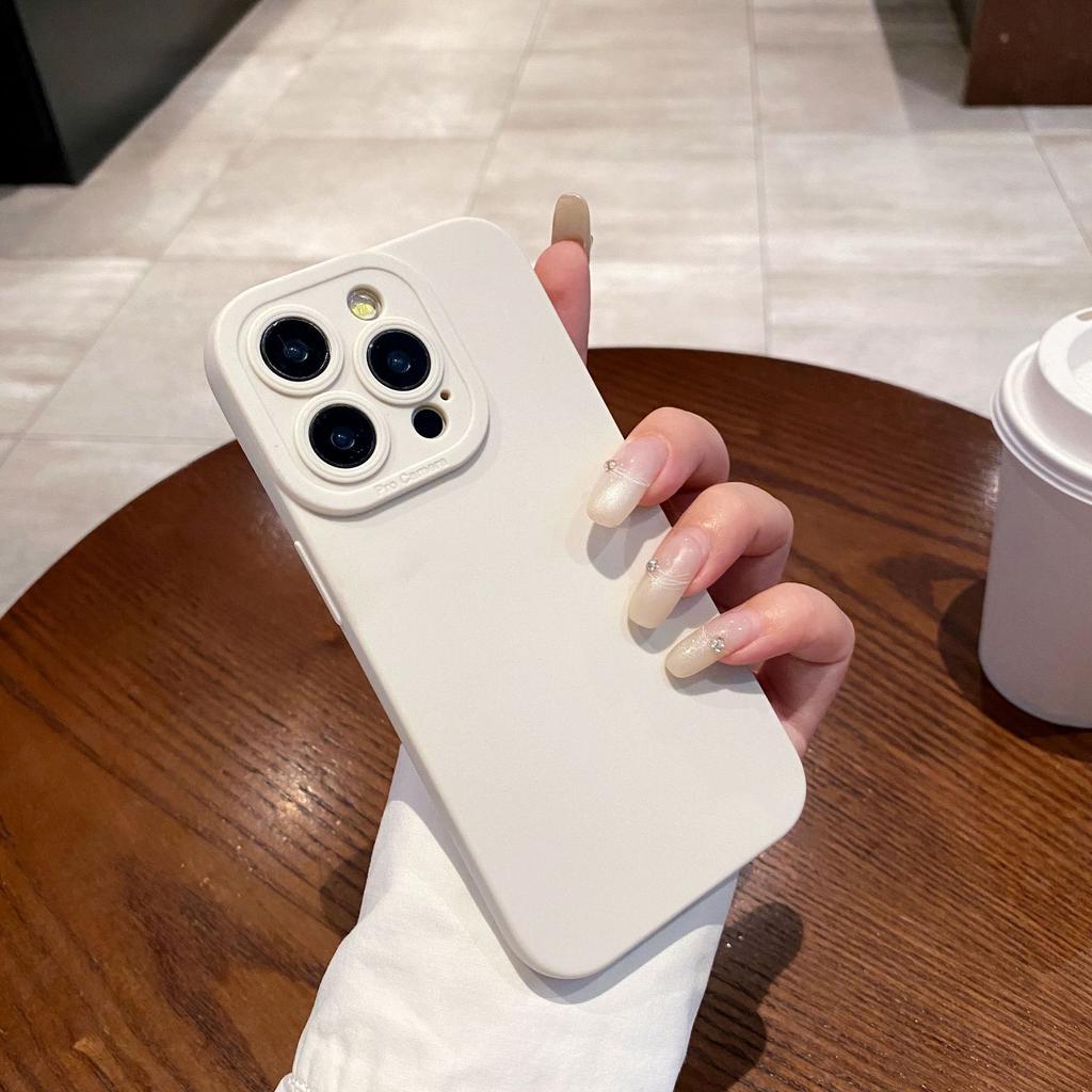 Frosted Angel Pupil Eyes Are Suitable for Apple 16 Black Soft Shell IPhone 15 Phone Case 14pro Protective Case