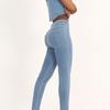 Women's Denim Style High Waist Yoga Leggings