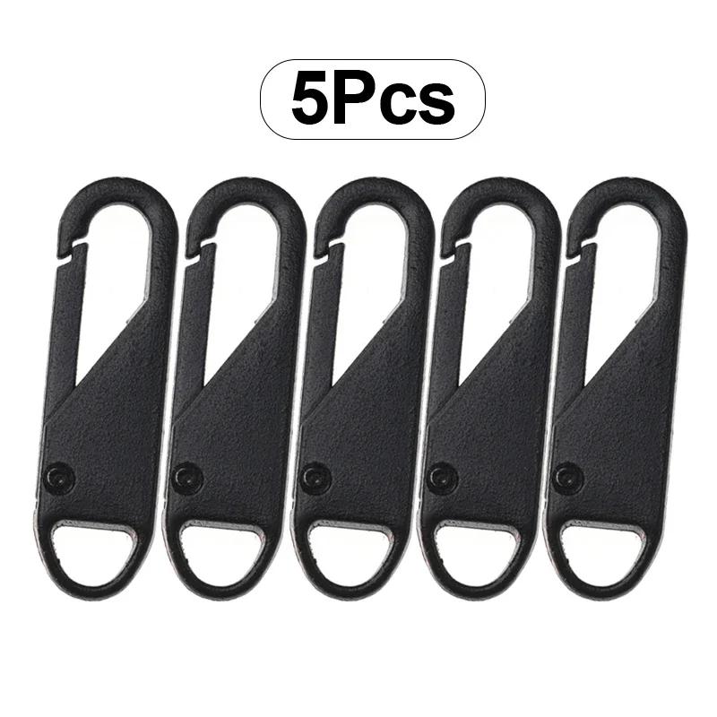 

Disassembly Slider for Zipper Puller DIY Craft Universal Sliders Sewing Tools Travel Bag Repair Kit Alloy Metal Zippers Apparel чорний