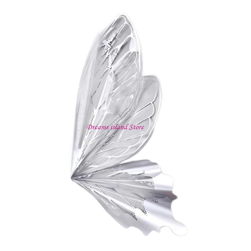 Pack of 40 Butterfly Wing Wrapping Paper Stylish Flowers Packaging Paper Birthday Presents Wrappers Party Supplies HX6C