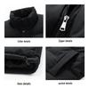 Jeep Men's Winter Fleece-Lined Stand Collar Padded Vest