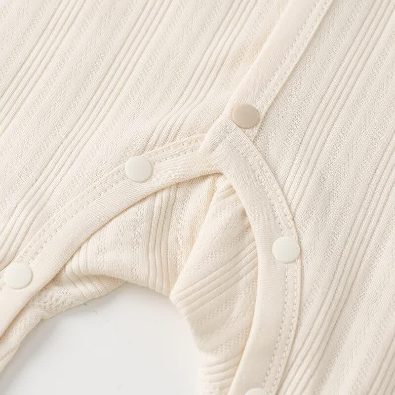 TONGTAI Baby Pure Cotton Jacquard Romper