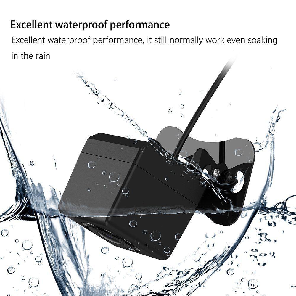 Cmos 170° Car Rear View Reverse Parking Camera Night Waterproof