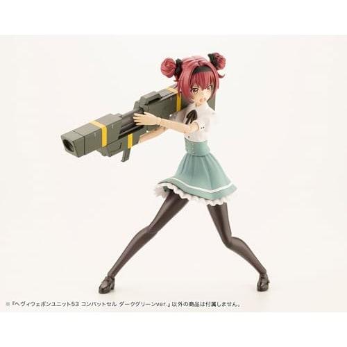 Kotobukiya M.S.G Modeling Support Goods Heavy Weapon Unit 53 Combat Cell Dark Green Ver. Total Length: Approximately 120mm Non-Scale Plastic Model
