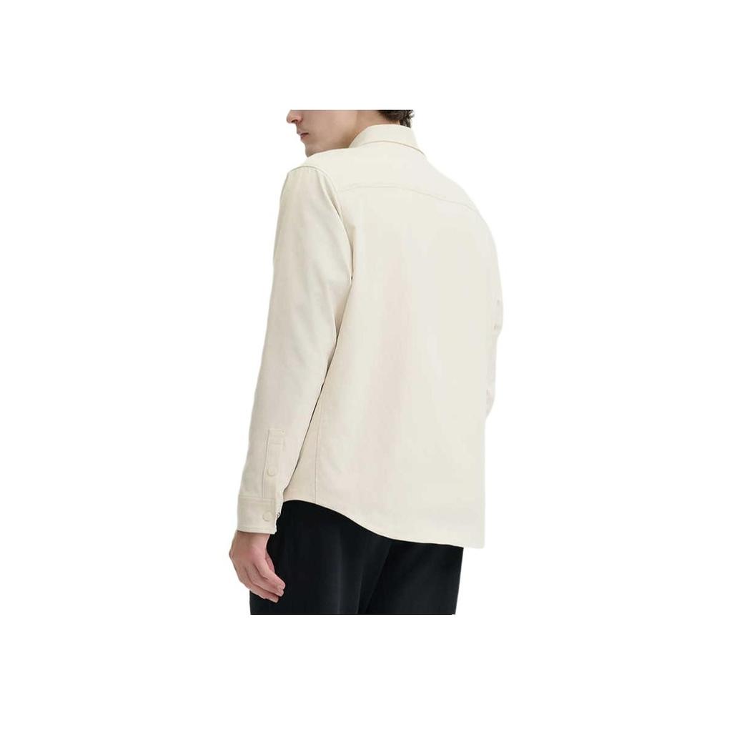 FILA Ls Shirt Simple Fashion Shirt Men shirts Lactose F11M448405FBG