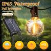 Solar LED Street Garland String Lights Remote Control Waterproof IP65 Warm White (3500K) Outdoor Garden Wedding Decor