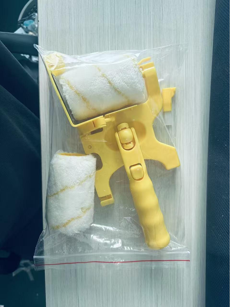 

Багатофункціональний валик для окантовки та розділення кольорів для латексної фарби - Тонка щетина, інструмент без мертвих зон для фарбування стін.