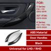 BBJT8 For BMW F30 F31 F34 3GT F32 F33 F36 (2012-2020) Door Handrail Panel Cover Car Trim Accessories, Carbon Fiber ABS Sticker