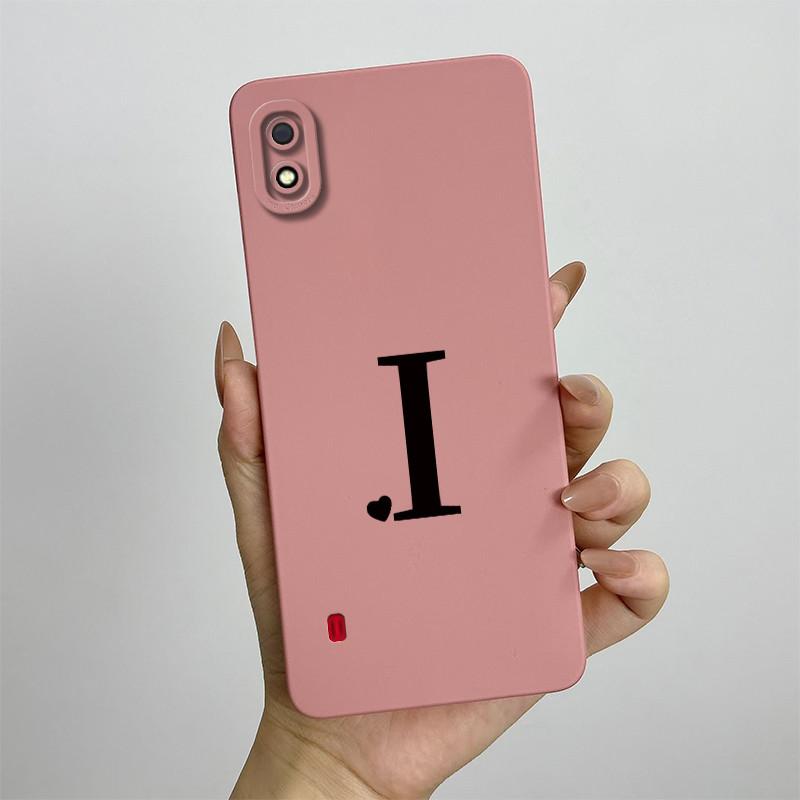 For Samsung A10 Case Galaxy A10 Cover SM-A105F SM-A105G SM-A105M SM-A105 Cute Initial Letters Phone Case Shockproof Back Cover