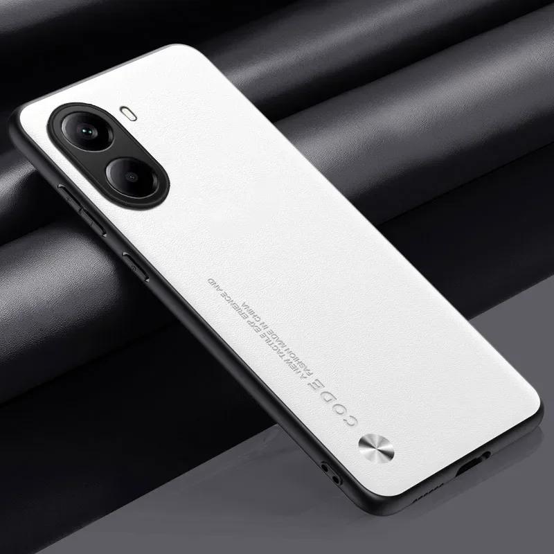 Carbon Fibre Leather Case for POCO X7 Pro Matte Silicone Shookproof Bumper Cover Cases for POCO X7 X7Pro Redmi Turbo4