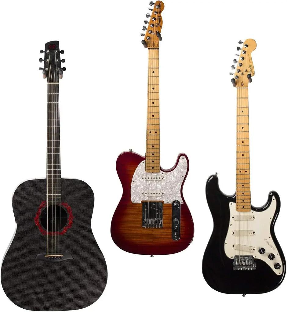 Wall Mount Guitar Hanger Hook Wooden Guitar Ukulele Holder Stand with Screws for Acoustic Guitar Ukulele Bass Guitar Parts