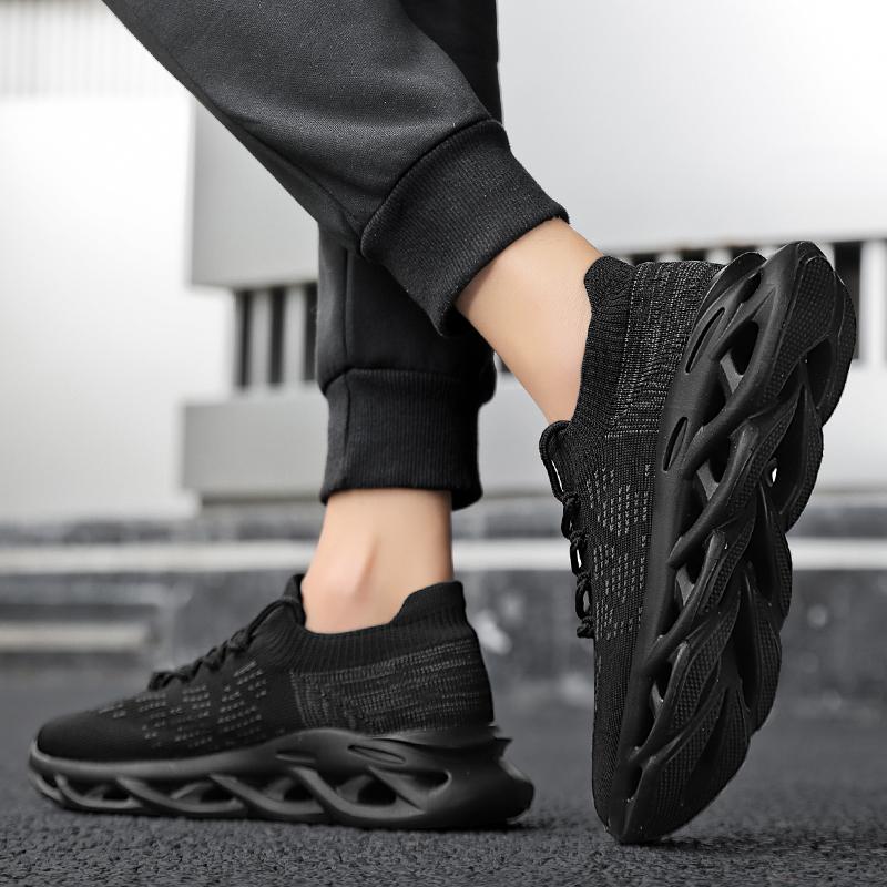 Trend Multi-color Optional New Fashion Men's Large Size Soft and Easy To Bend Technology Leisure Sports Running Shoes