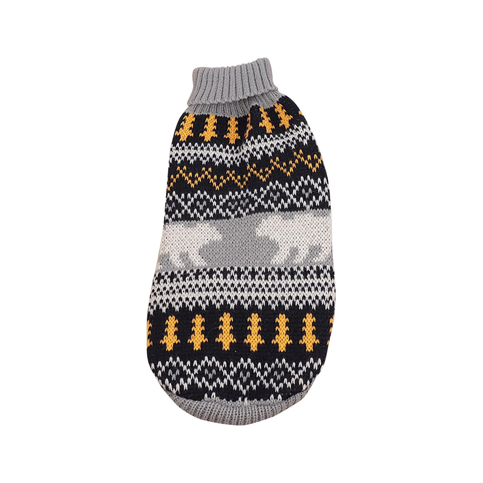 

Вязаный свитер с лацканами для кошек, двуногий, повседневная одежда для домашних животных с кошками M