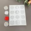 Silicone Name Pendant Mold Handmade English Listed Silicone Molds Suitable for Crafting Baking and Soap Making Food Safe