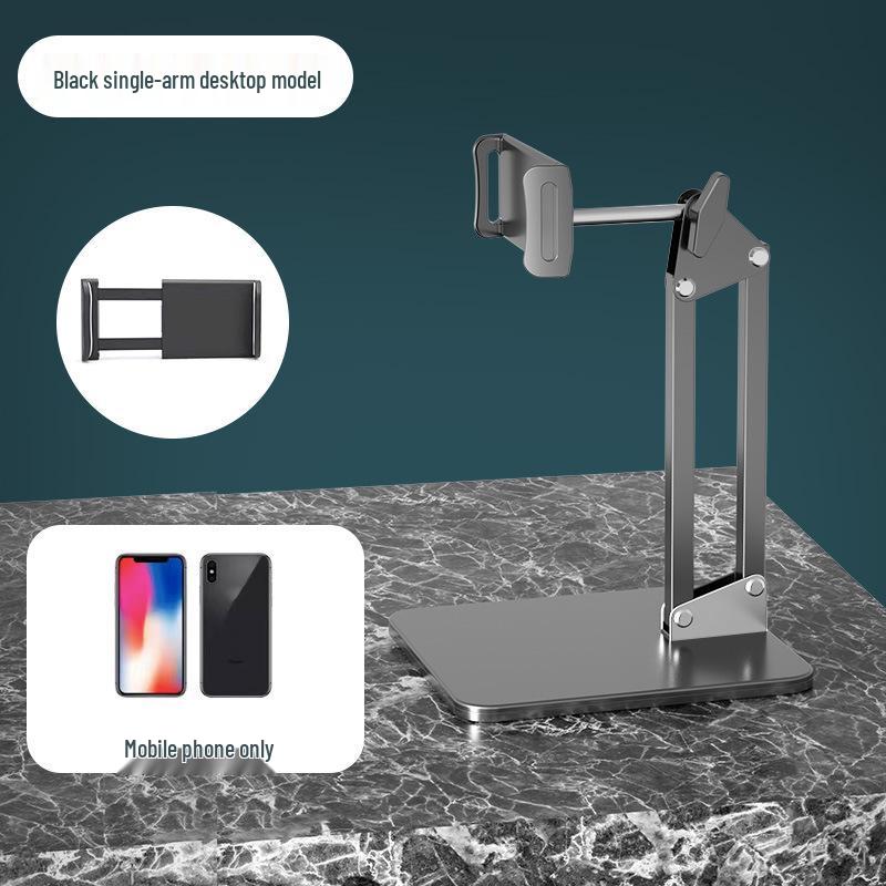 Dual-Device Foldable Phone & Tablet Stand for Desktop – Universal, Multi-functional, Adjustable for Live Broadcasts & Online Classes