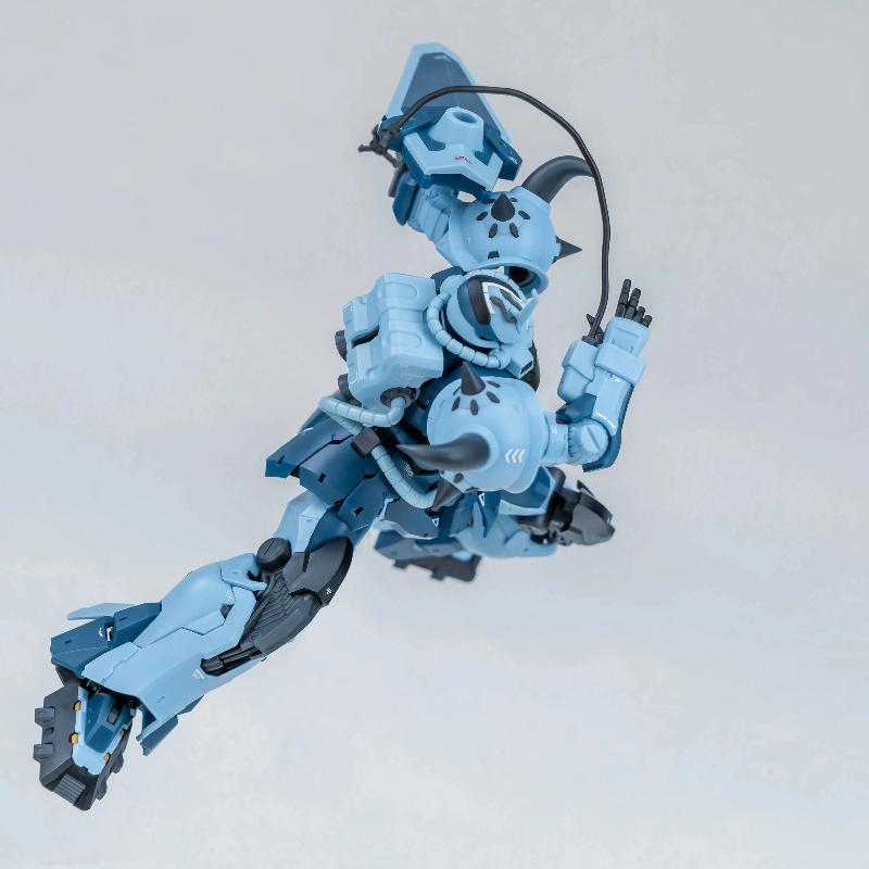 In Stock Nd 1/144 Ms-07b-3 Gouf Custom Vol.2 Blue Giant Ramba Ral Mobile Suit 08th Ms Team Assembly Model Kit Collectable High Quality Toys