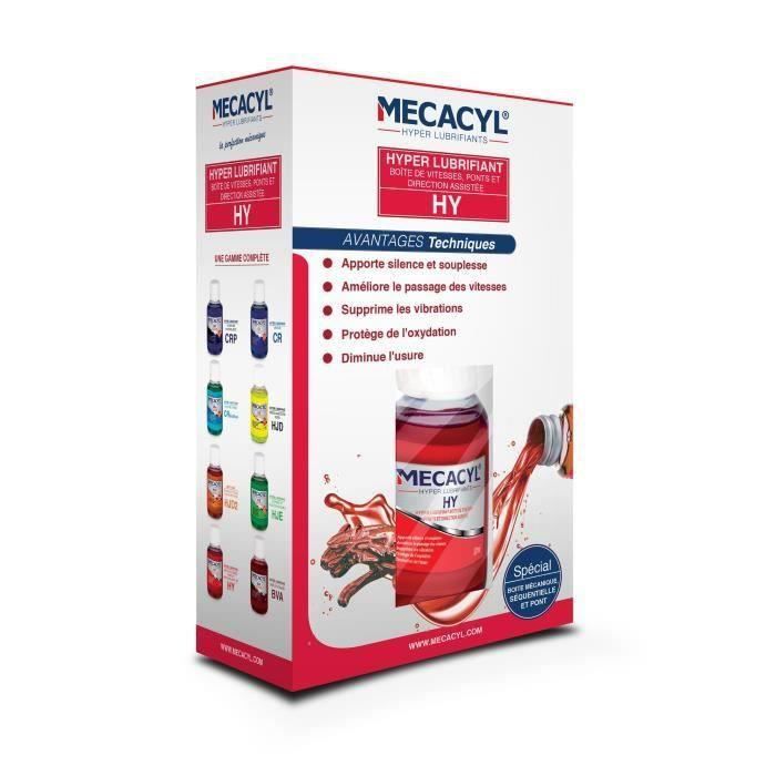 SHOT CASE - MECACYL HY Hyper-Lubrifiant - spécial boites de vitesses mécaniques ou séquentielles - 100ml