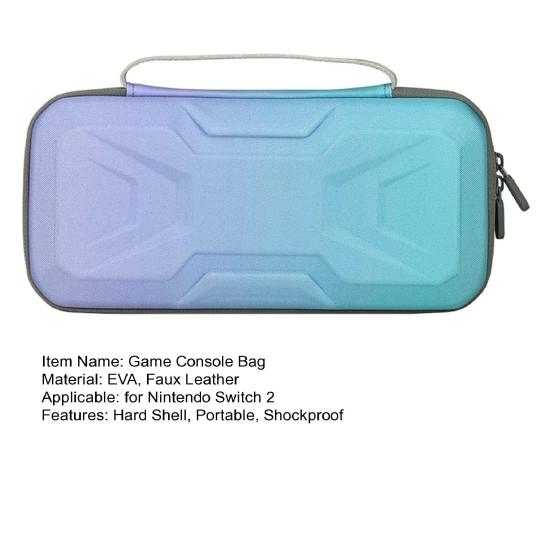 Carrying Case for Nintendo Switch 2 Portable EVA Hard Shell Game Console Protective Bag Game Machine Accessories Travel Storage Bag Pouch