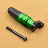 LEDISHUN Exhaust Pipe Sliders for Kawasaki Ninja 400 Z400 and Ninja 250 Z250 Sliders/Muffler (2018-2023) (2019-2023) (Green)