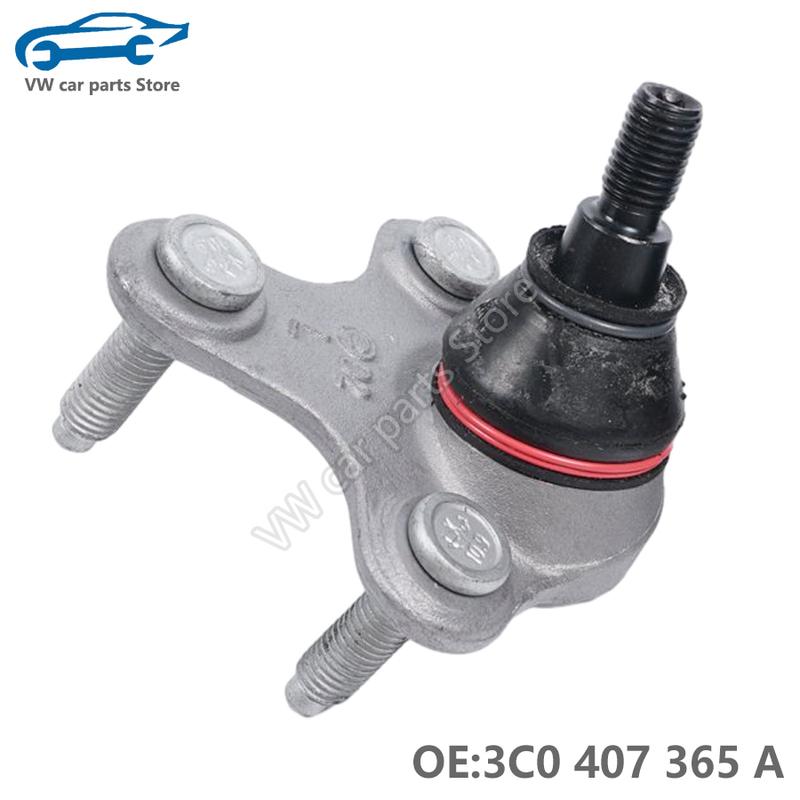2PCS 1K0407365C 0407365B Suspension Control Arm Ball Joint For VW Golf MK6 GTI Tiguan Touran Passat CC Sciricco 1K0 407 366 C