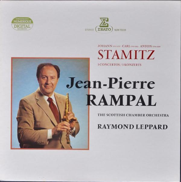 

LP Record JOHANN STAMITZ CARL STAMITZ ANTON 3 Concertos NUM75039 ERATO 1981 France Classical Used