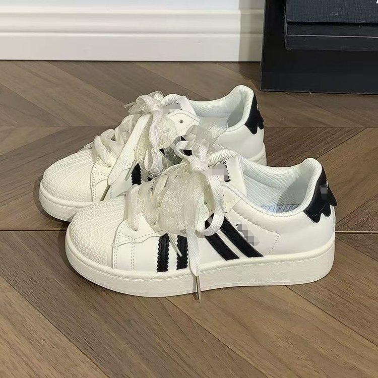 thick-soled shell head white shoes women's autumn new high-value sports shoes casual student board shoes tide