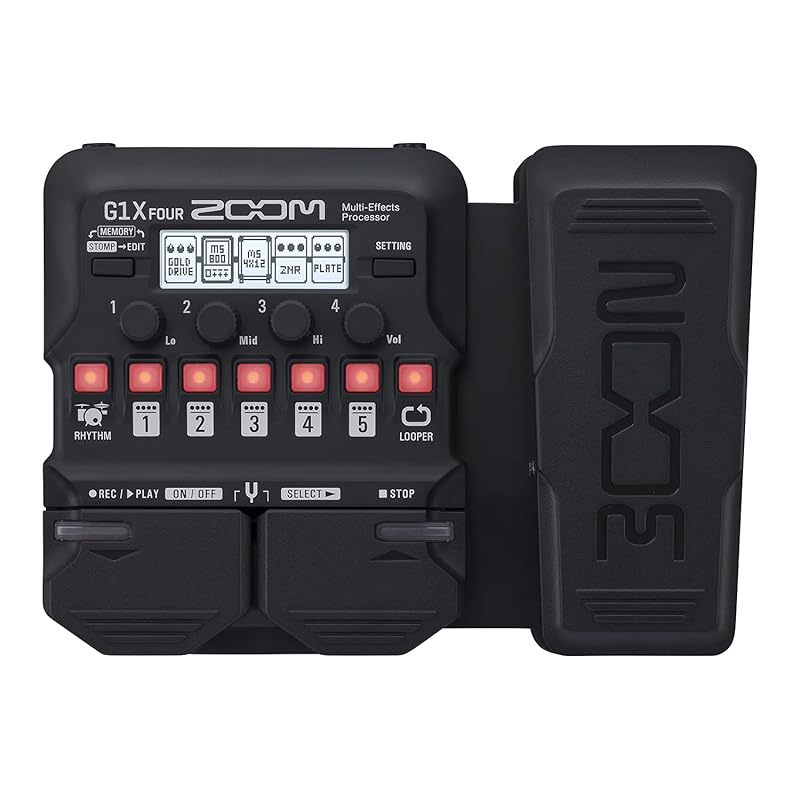 

ZOOM zoom G1X FOUR multi-effector for guitar with pedals black black