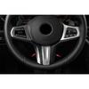 Car Steering Wheel Frame Cover Trim For BMW 5 Series G30 2018-2022 Carbon Fiber