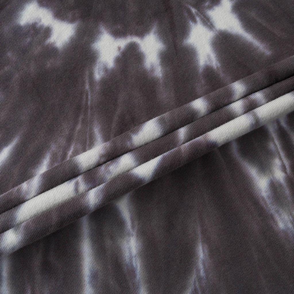 Vans Letter Print Round Neck Short Sleeve T-Shirt Unisex Tops Black Tie-Dye VN000GYFCRT