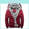 Stylish And Comfortable Men's Casual Jacket Coat Hoodie Fleece Thick Hooded Zipper Winter Warm Outwear