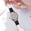 Retro Compact Student Watch Niche High-End Small Disc Belt Watch Waterproof Quartz Women'S Watch