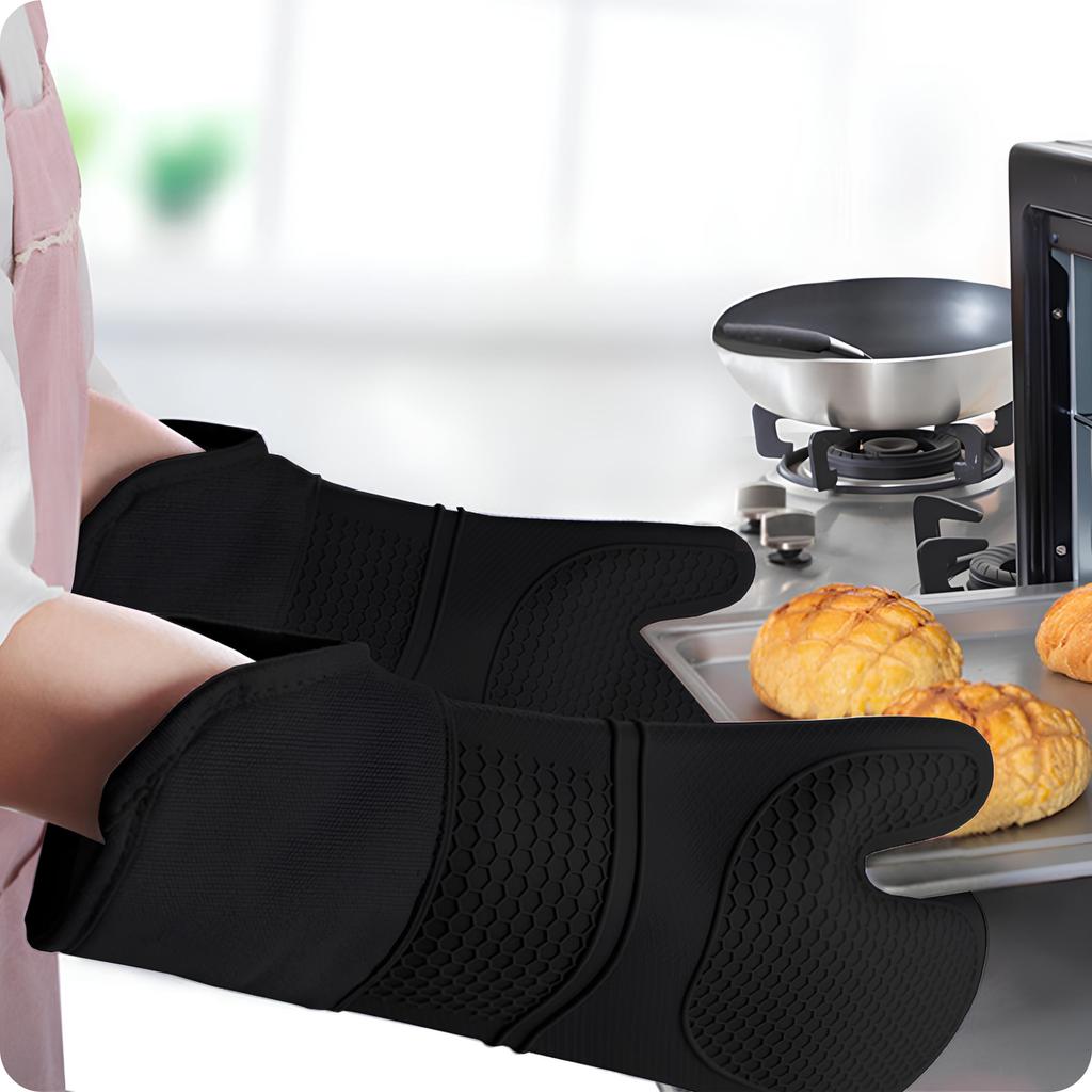 2.1 Silicone Gloves 2 pcs (black)