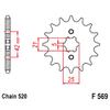 520 Front Sprocket For Yamaha YFZ350 Banshee 350 IT250 MX250 XV250 Route 66 V-star RD350 RZ350 DT400 WR250 IT400 YZ400 YZ490