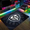 Leeds United Design Crystal Velvet Carpet Cozy Non?Slip Printed Rug For Bedroom Living Room Entrance