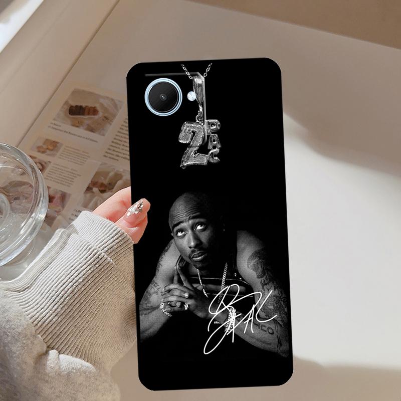 Tupac Shakur For Realme GT 7 Pro 5 GT 6 6T C67 C61 C55 C53 C51 C21Y C25S C75 10 11 12 13 14 Pro Plus Case