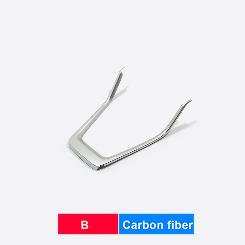 ABS Carbon Fiber Car Gear Shift Panel Cover Sticker Trim Interior For Toyota RAV4 XA50      2024 Accessories