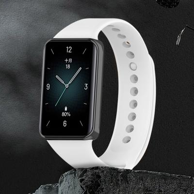 Uhrenarmband Ersatz Schweißfest Smartwatch Armband Verschleißfest Elastisches Sportband für Honor Band 9
