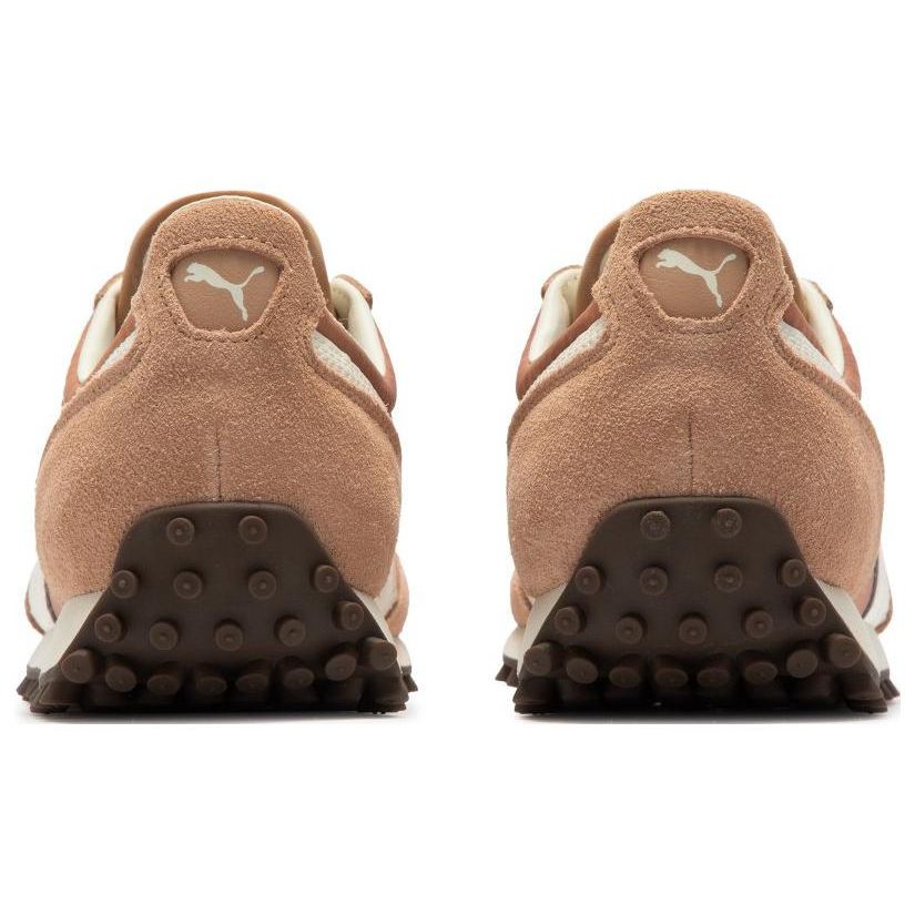 Puma Fast Rider Mmq Washed Out Leather Casual Sneakers Unisex Sneakers Yellow Brown 392091-04