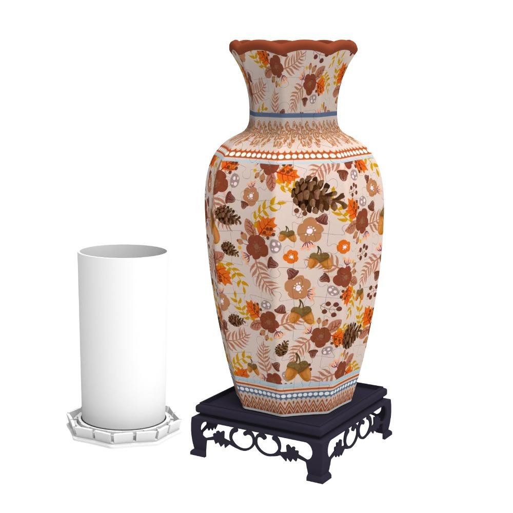 

Artistic DIY Arts Vase Creative Flower Vase Jigsaw Flower Arrangement Vase for Children/Adults Style D