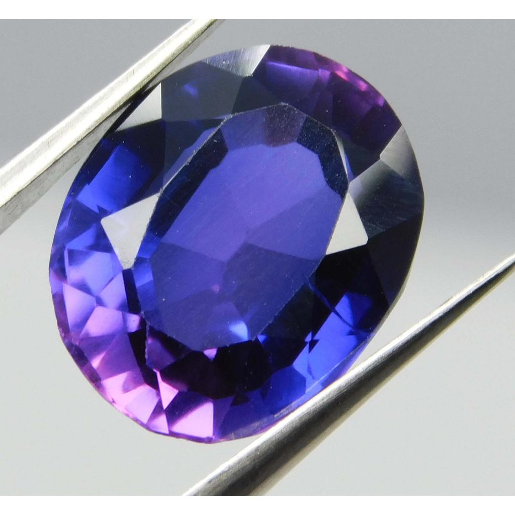 Purple Tanzanite Oval Cut 7.95 Ct Natural Beautiful Loose Gemstone