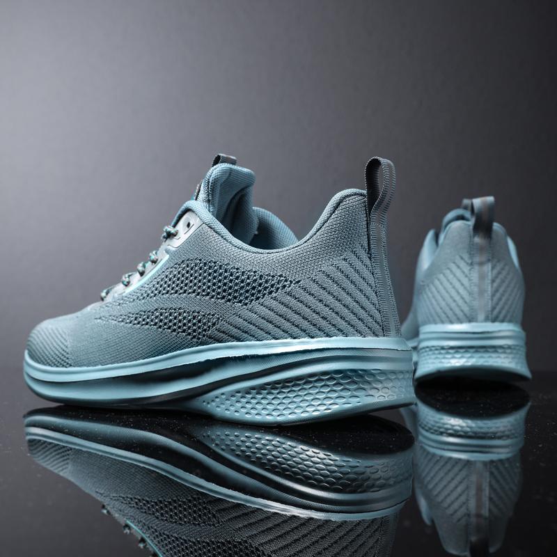 fashion Fashion Casual Men Shoes Slip Resistant Lightweight Sports Running Shoes Lace Up Mesh Breathable Hiking Shoes Zapatos 39-47