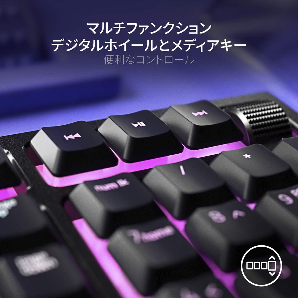 Razer Ornata V2 JP Gaming Keyboard with Japanese Membrane and Wrist Chroma RGB Japanese Retailer Layout, Switches, Rest, [Official Warranty]