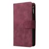 Samsung S25 EDGE Multi-Card Zipper Leather Case with Card Slot for S24FE/Note20