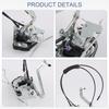 Front Right Passenger Door Lock Latch Actuator Compatible With 2001-2007 Toyota Sequoia 2005-2006 Toyota Tundra Double Cab Replace# 69303-0C011,