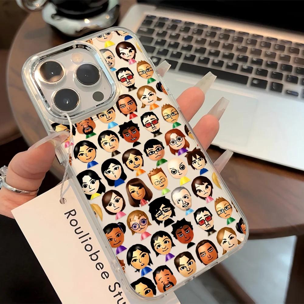 Interesting Cartoon Characters Full Screen Phone Case For IPhone 17e 17 16e 16 15 14 13 12 11 Pro Max Air Plus Transparent Cover