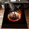 Boston Sox Hockey Floor Mat for Living Room, Game Rooms, Office, Bedroom, Office Floor Mat Playful Design, Christmas Fan Gifts